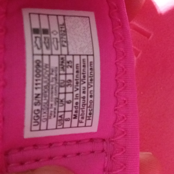 UGG La Cloud Sandals Pink Womens Size 8 - Picture 7 of 7